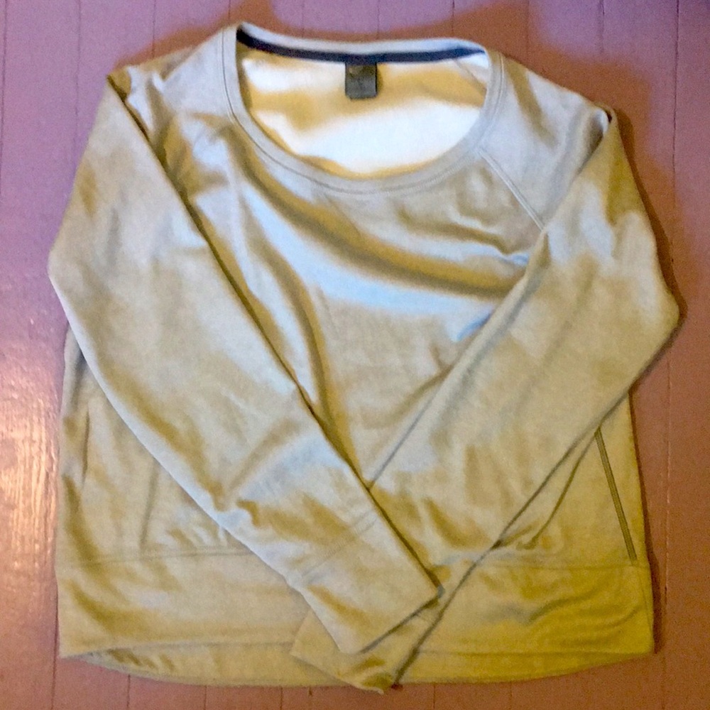 XL gray soft sweater